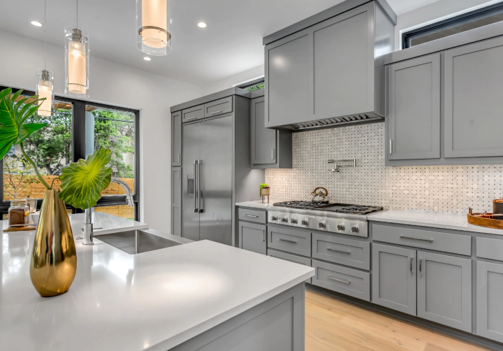 newly remodeled kitchen interior tiverton ri